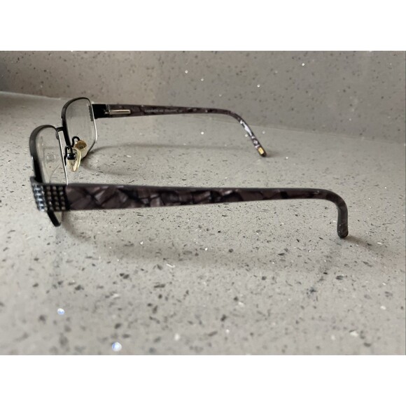 CASHMERE 433 Eyeglasses Frames ONLY Color #3 53-17-135 Silver Dollar Full Rim main image 9